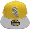 Men's New Era 9Fifty MLB Chicago White Sox Yellow/Silver Snapback (60202672) - OSFM