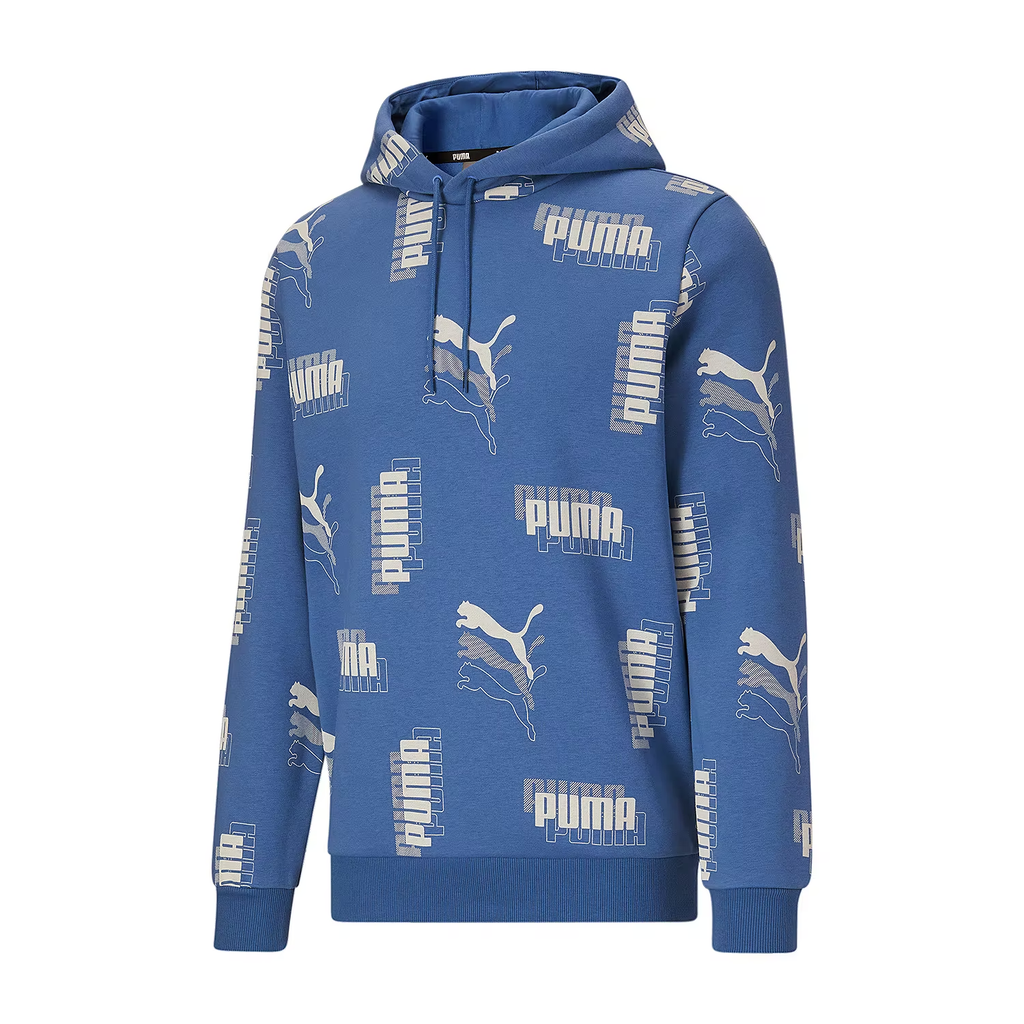 Men's Puma Vallarta Blue Power AOP Fleece Hoodie