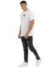 Men's Puma White ESS+ Rainbow T-Shirt