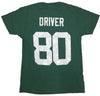 Mitchell & Ness Hunter NFL Green Bay Packers #80 Donald Driver Name and Number T-Shirt