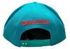 Mitchell & Ness Teal NBA Vancouver Grizzlies Face Callout Snapback Hat - OSFA