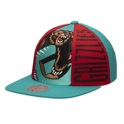 Mitchell & Ness Teal NBA Vancouver Grizzlies Face Callout Snapback Hat - OSFA