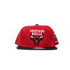 Men's Mitchell & Ness Red/Black NBA Chicago Bulls Patchwork 2 Tone Snapback - OSFA