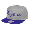 Men's Mitchell & Ness Gray/Purple NBA Toronto Raptors Sports Specialty HWC Snapback - OSFA