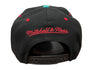 Mitchell & Ness Black/Teal NBA Vancouver Grizzlies Reload HWC Snapback Hat - OSFA