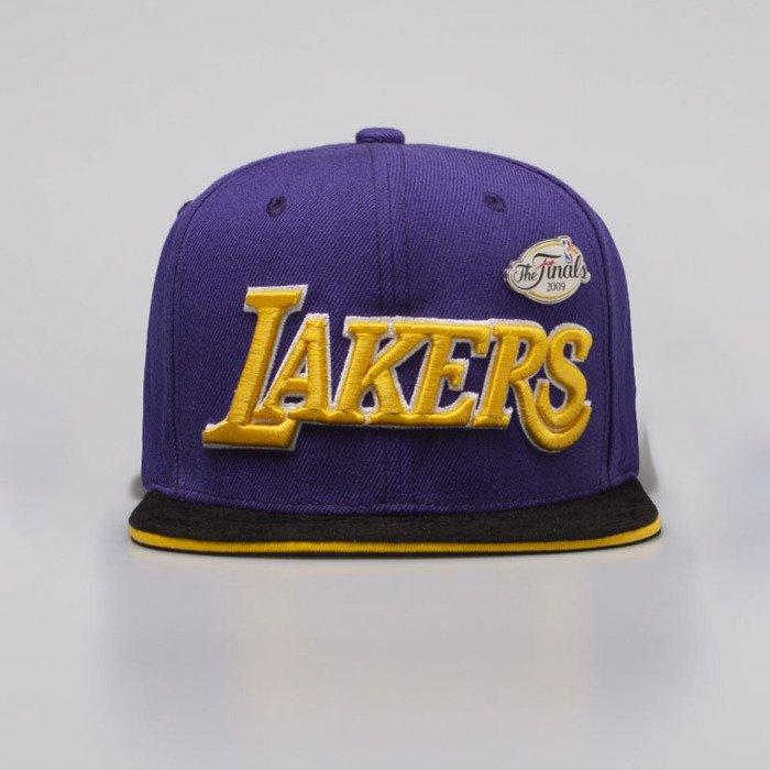 Mitchell & Ness Purple NBA Los Angeles Lakers Pinned Snapback - OSFA