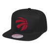 Mitchell & Ness Black NBA Toronto Raptors Team Ground Snapback - OSFA