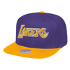 Mitchell & Ness Purple/Gold NBA Los Angeles Lakers Wool 2 Tone HWC Snapback - OSFA