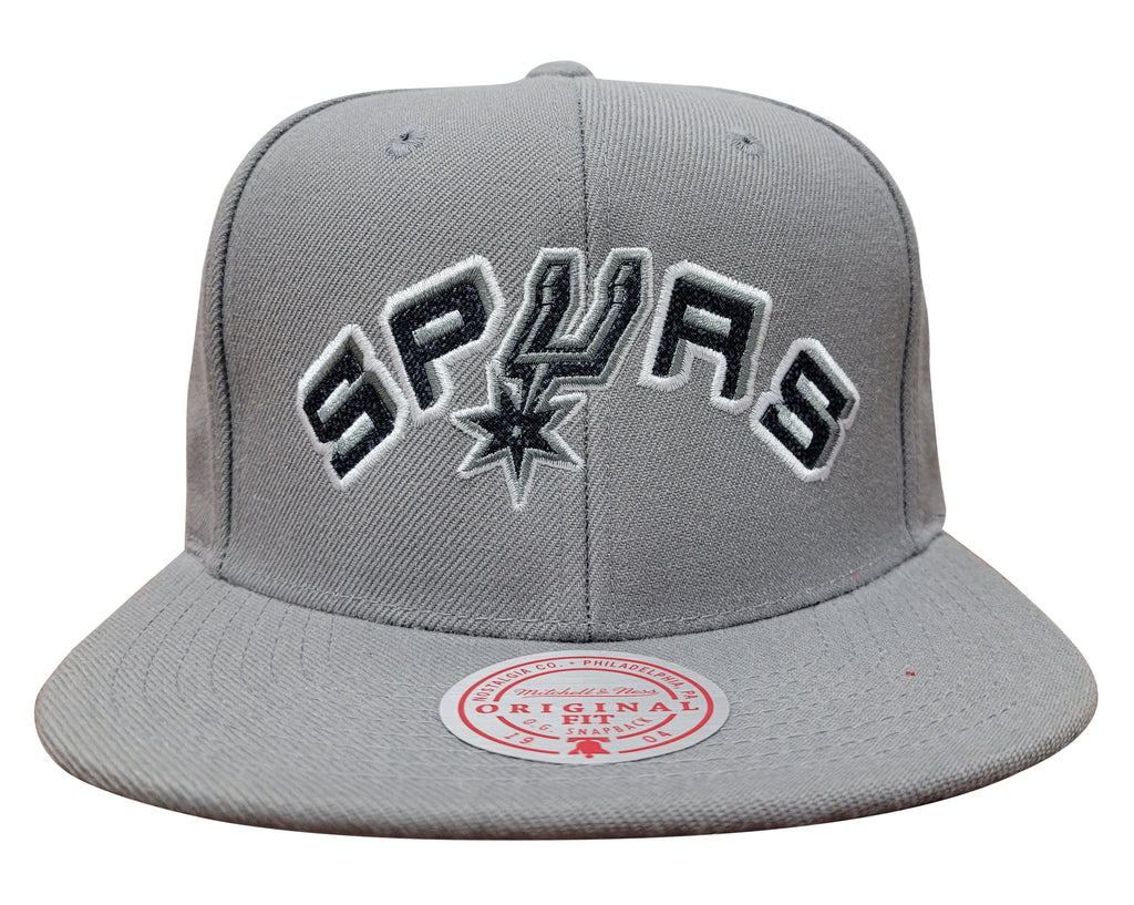 Mitchell & Ness Grey NBA San Antonio Spurs Wildback HWC Snapback - OSFA