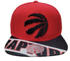 Mitchell & Ness Red/Black NBA Toronto Raptors Slash Century Snapback - OSFA