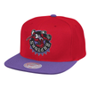 Mitchell & Ness Red/Purple NBA Toronto Raptors Upside Down HWC Snapback - OSFA