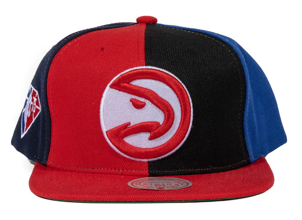 Mitchell & Ness Red/Multi NBA Atlanta Hawks What The? Snapback - OSFA