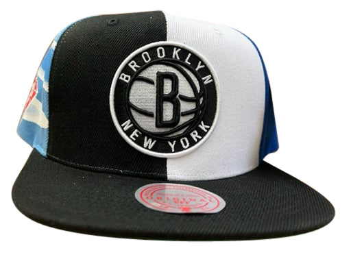 Mitchell & Ness Black/Blue NBA Brooklyn Nets What The? Snapback - OSFA