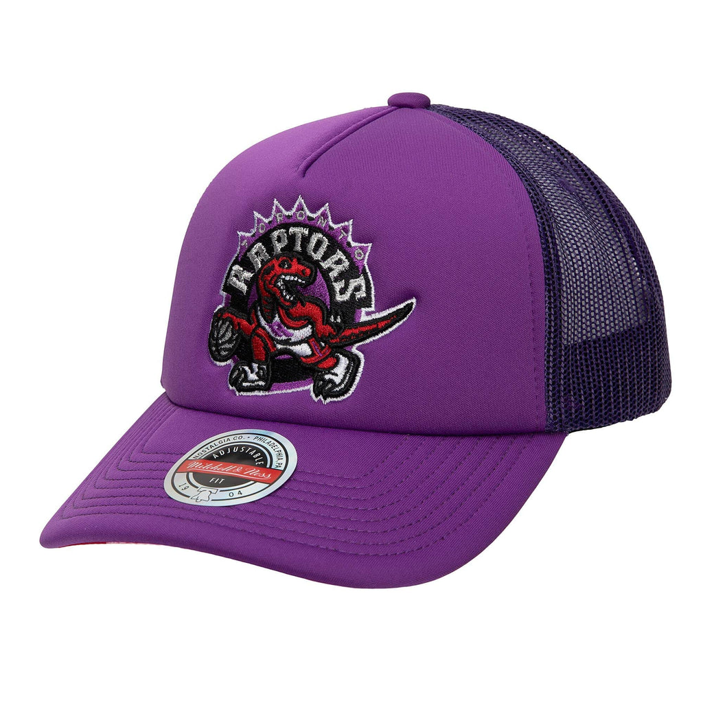 Mitchell & Ness Purple NBA Toronto Raptors Keep On Truckin Trucker HWC Snapback - OSFA