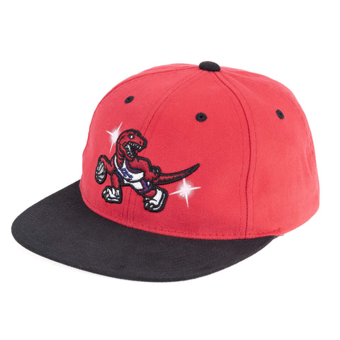 Mitchell & Ness Red NBA Toronto Raptors Team Snapback Hat - OSFA