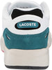 Men's Lacoste Storm 96 Lo Textile Trainers Wht/Dark Turquoise (7-41SMA0062 1R4)