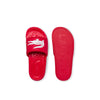 Men's Lacoste Croco Dualiste Slides Red/White (7-43CMA0020 17K)