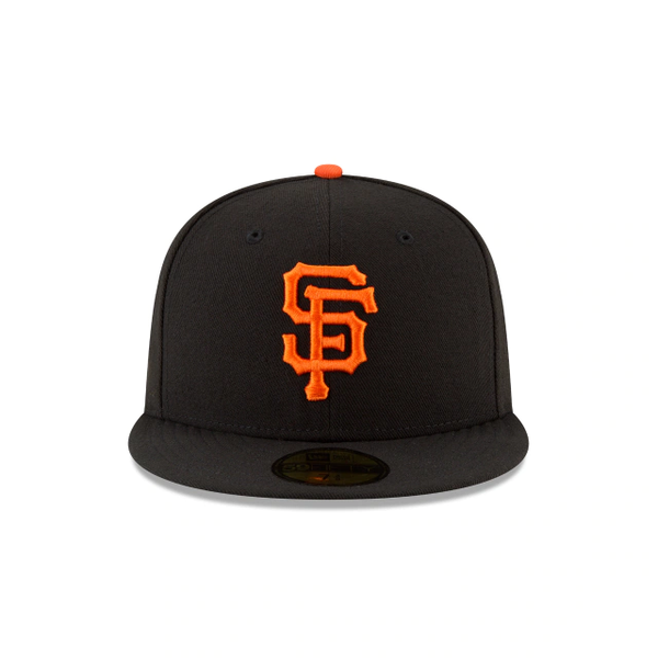 Men's New Era 59Fifty Black/Orange MLB San Francisco Giants Fitted (70331940)