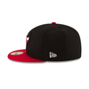 New Era 59Fifty Black/Red NBA Chicago Bulls Alternate 2Tone Fitted (70343698)
