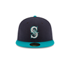 New Era 59Fifty Teal/Navy MLB Seattle Mariners Authentic Collection On Field Alternate Fitted (70360952)