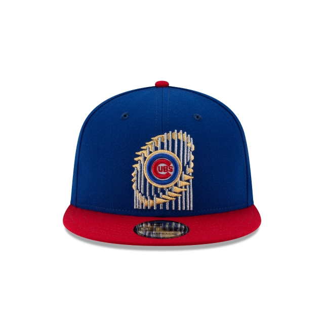 New Era 9Fifty Official Team Colors MLB Chicago Cubs World Series Champs Snapback - OSFM