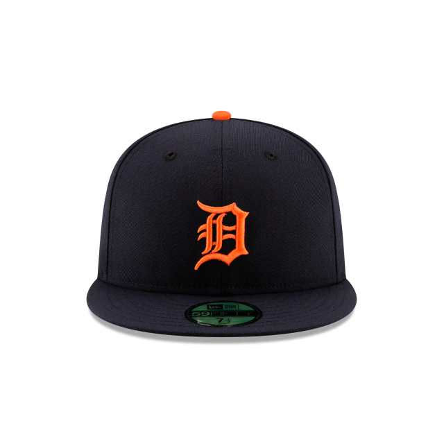 Men's New Era Navy MLB Detroit Tigers On Field Game Fitted (70505856)