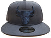 Men's New Era 9Fifty Dark Oceanside Blue NBA Chicago Bulls Custom Snapback (70589017) - OSFA