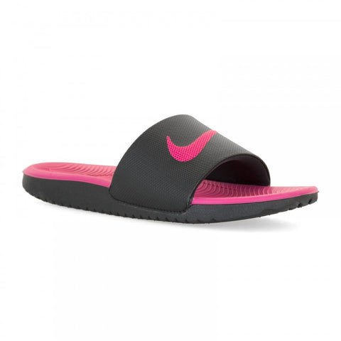 Little Kid's Nike Kawa Slide Black/Vivid Pink (819353 001)
