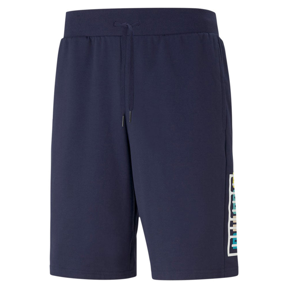 Men's Puma Peacoat Summer Court Graphic Shorts