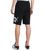 Men's Puma Black Big Fleece Logo 10 Shorts