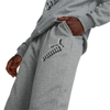 Men's Puma Medium Gray Heather ESS+ Big Logo Sweatpants