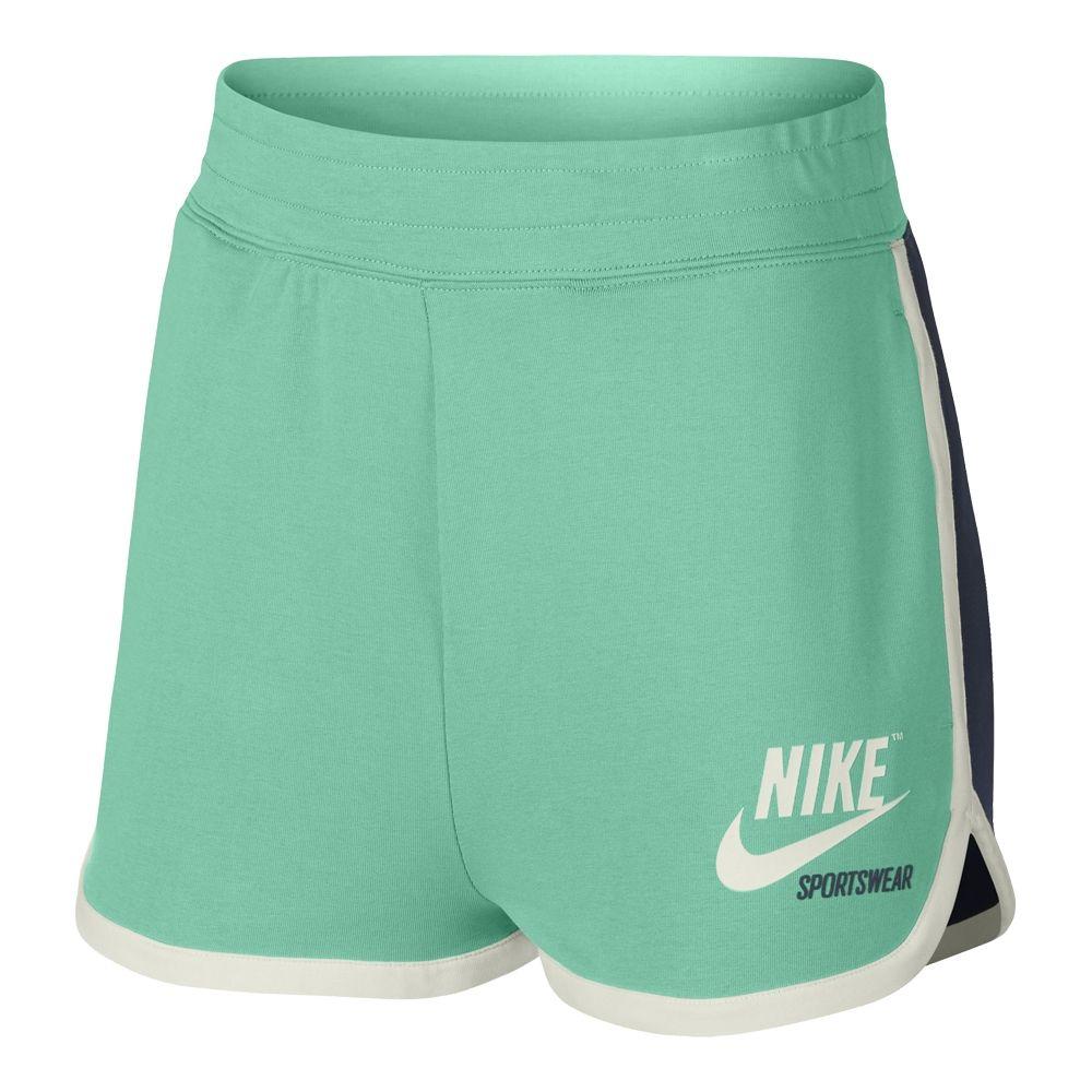 Nike Sportswear Kinetic Green/Obsidian Archive High Waist Shorts