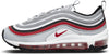 Big Kid's Nike Air Max 97 'Wolf Grey Red' Wolf Grey/Unv Red/Black (921522 020)
