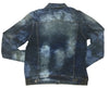 Copper Rivet Camo On Washed Denim Jacket