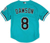 Mitchell & Ness Teal MLB Florida Marlins Andre Dawson Button Front Jersey