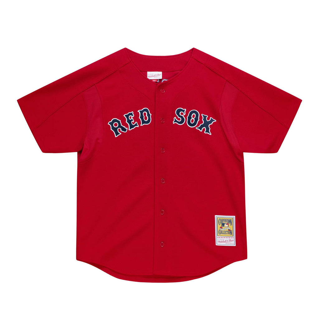 Mitchell & Ness Red MLB Boston Red Sox David Ortiz 2004 Button Front Jersey