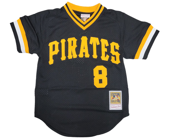 Mitchell & Ness Black MLB Pittsburgh Pirates Willie Stargell BP Pullover Jersey