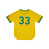 Mitchell & Ness Yellow MLB Oakland Athletics Jose Canseco BP Pullover Jersey