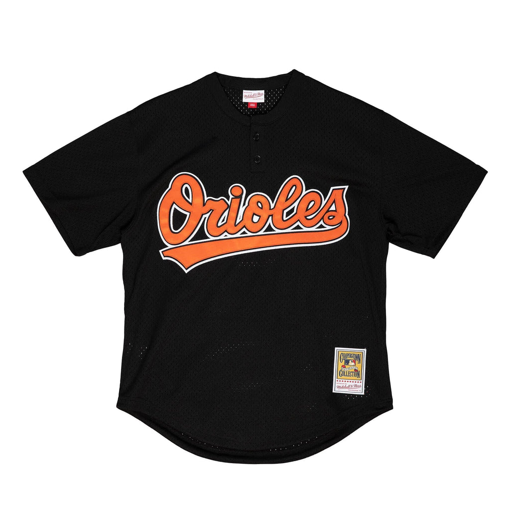 Mitchell & Ness Black MLB Baltimore Orioles Cal Ripken Jr. 1997 Mesh BP Jersey