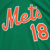 Mitchell & Ness Green MLB New York Mets Darryl Strawberry 1988 Pullover Jersey