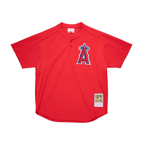 Mitchell & Ness Red MLB Anaheim Angels Vladimir Guerrero 2004 Mesh BP Jersey