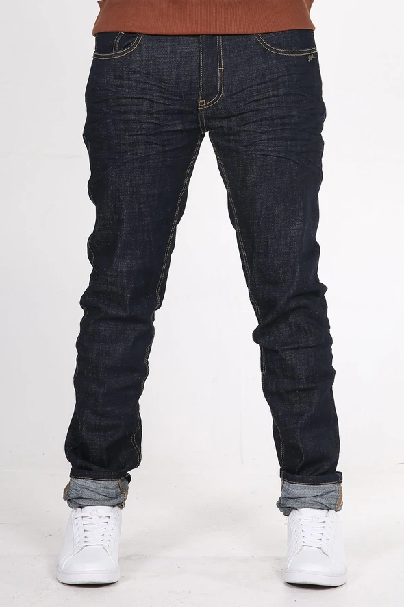 Men's A. Tiziano Navy Chris Raw Denim Jeans