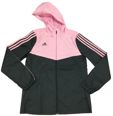 Women's Adidas Dark Grey/True Pink AFS Tiro Windbreaker