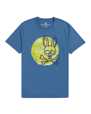 Psycho Bunny Celestial Blue Arnell Graphic T-Shirt
