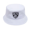 Men's Pro Standard White NBA Brooklyn Nets Mesh Bucket Hat -