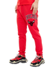 Pro Standard Red NBA Chicago Bulls Stacked Logo Sweatpants