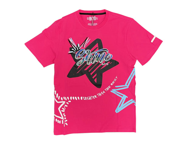 Men's BKYS Hot Pink Shine T-Shirt