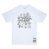 Men's Mitchell & Ness White NBA Orlando Magic Doodle S/S T-Shirt