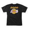 Mitchell & Ness Black NBA Los Angeles Lakers 2000-01 Finals T-Shirt
