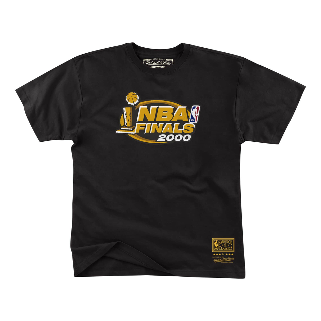 Mitchell & Ness Black NBA Los Angeles Lakers 2000-01 Finals T-Shirt